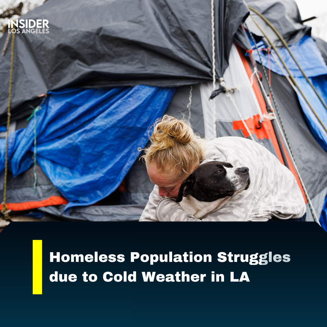 As temperatures plummet into the 40s in Los Angeles, the city's homeless population faces significant hurdles.