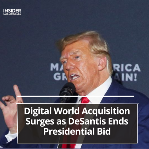 Shares of Digital World Acquisition (DWAC), the blank-check company that plans to take Donald Trump's social media site public.