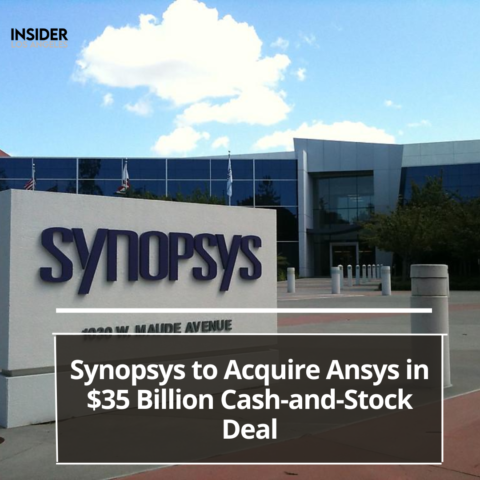 Synopsys, has announced its plan to purchase Ansys for $35 billion in cash and equity.