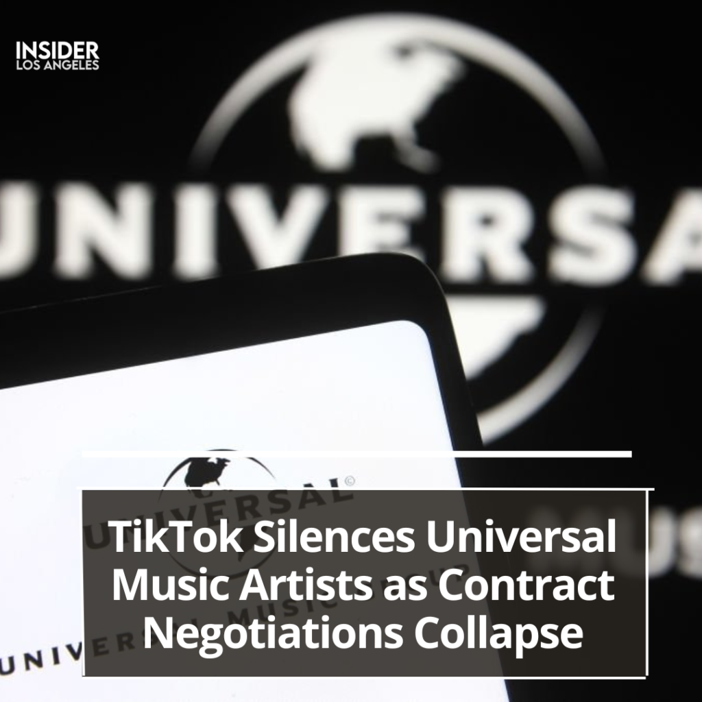 TikTok fans suffer a significant setback because they can no longer create videos with songs by UMG artists such as Taylor Swift.