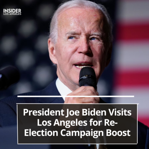 President Joe Biden and First Lady Jill Biden arrived in Los Angeles on Saturday for a brief overnight visit.