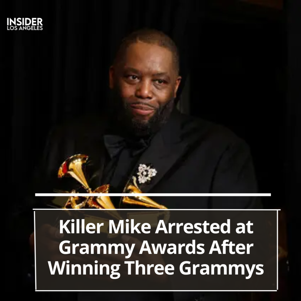 Killer Mike, a rapper and activist, was detained at the Grammys on Sunday after collecting three awards.