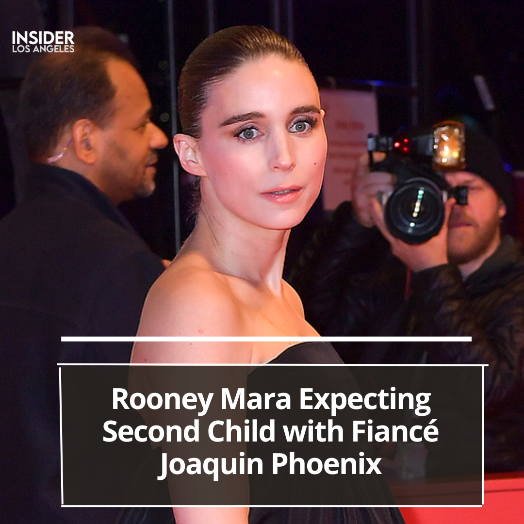 Actress Rooney Mara, 38, is expecting her second child with fiancé Joaquin Phoenix.
