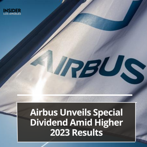 Following the revelation of improved 2023 results, Europe's Airbus declared a special dividend.