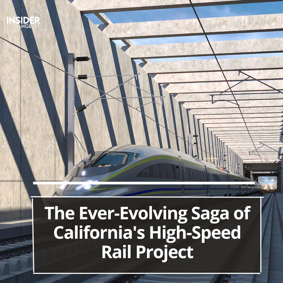 The cost of linking California's "bullet train" Los Angeles to San Francisco via high-speed rail was about $40 billion.