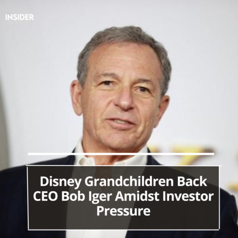 The grandchild of Roy and Walt Disney, the founders of Walt Disney Company, have shown their support for CEO Bob Iger.