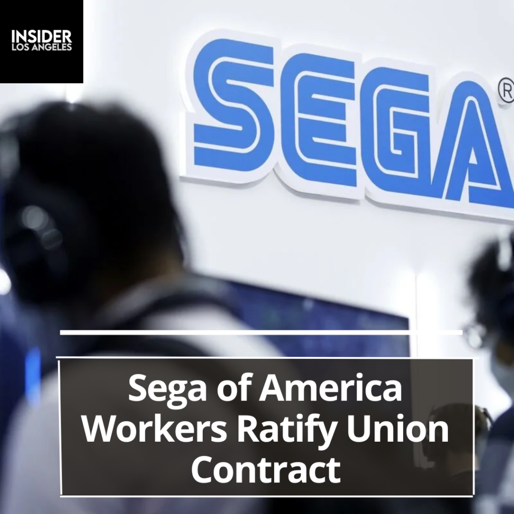 Sega of America has made history by officially ratifying its union contract, marking an important milestone.