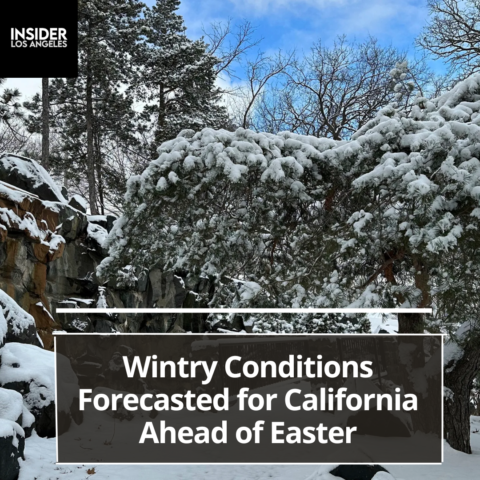 Over the weekend, the Southern California mountains will see wintry conditions, including snowfall and strong winds.