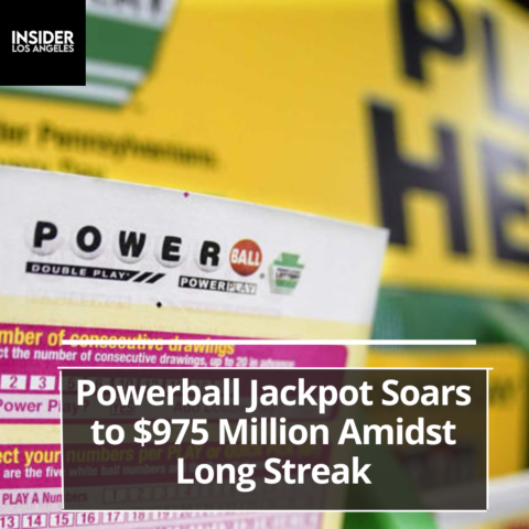 Following Saturday night's drawing, the Powerball jackpot was estimated to be worth $975 million.