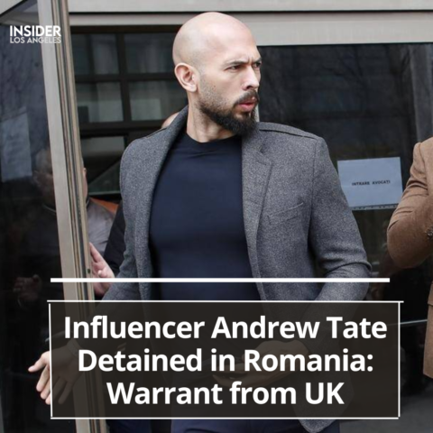 Andrew Tate has been seized in Romania and served an arrest demand filed by British police.