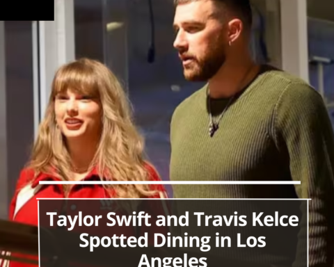 Singer Taylor Swift and NFL superstar Travis Kelce were seen enjoying a dinner date at Madeo Ristorante.