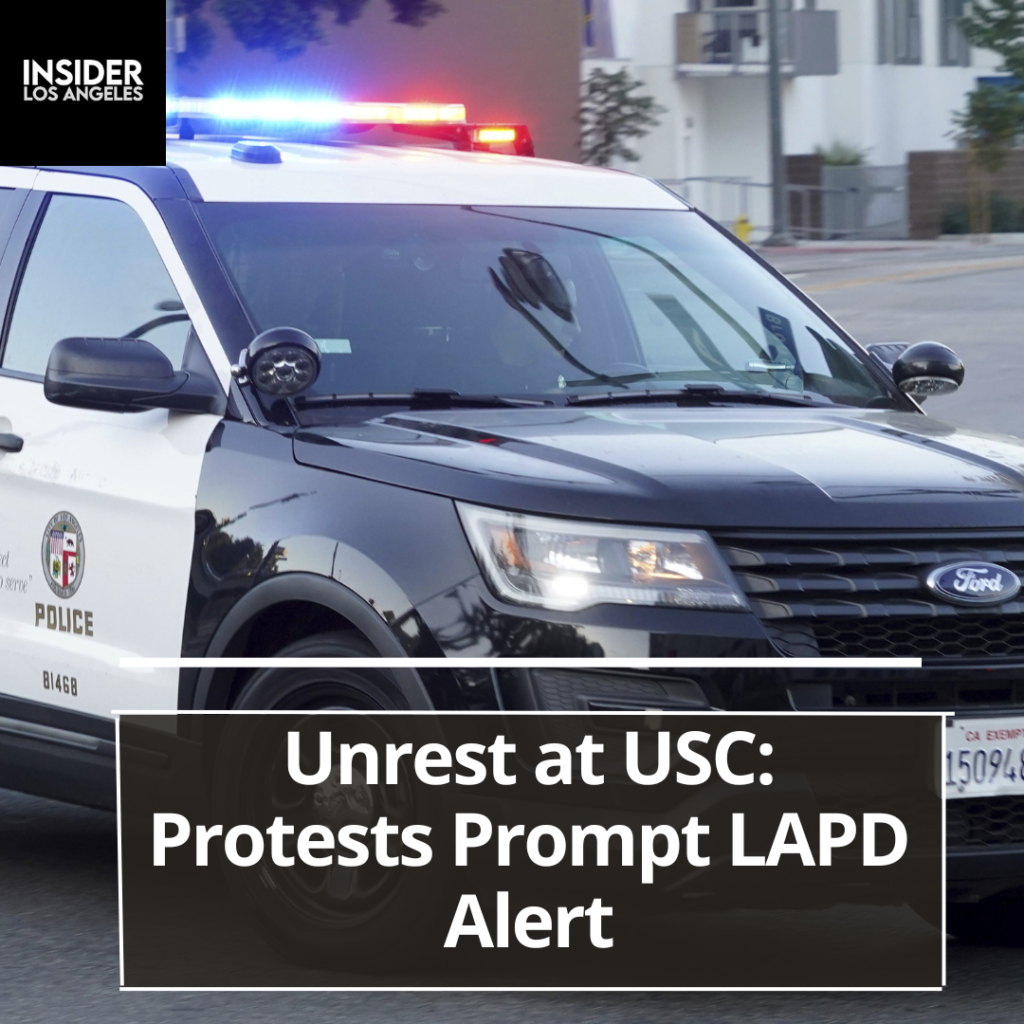 Following days of disturbance on the USC campus, the LAPD issued a citywide tactical alert.