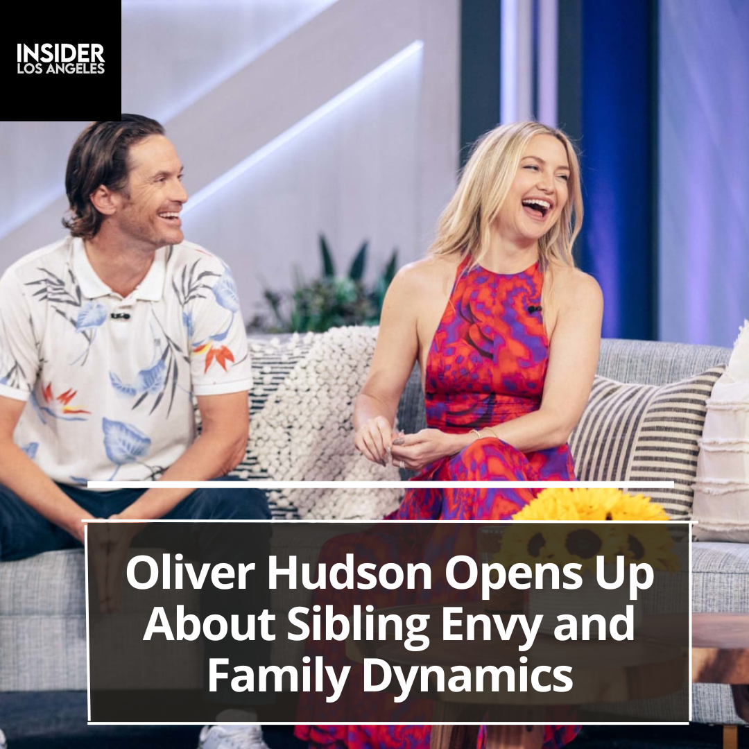 Oliver Hudson frankly reveals his thoughts of envy for his siblings' popularity and opportunities.