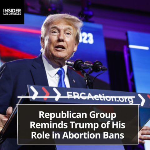 A Republican group has criticised Donald Trump's recent attempts to distance himself from harsh abortion prohibitions.