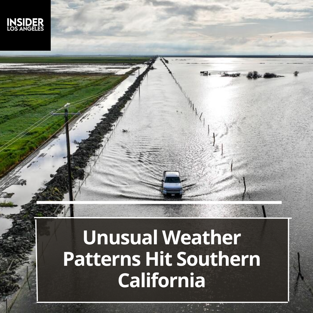 On Sunday, Southern California received another spell of rain, low temperatures, and mountain snow.