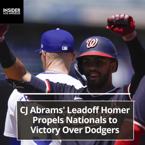 CJ Abrams had an immediate impact by homering in the opening at-bat of the game, giving the Washington Nationals an early lead.