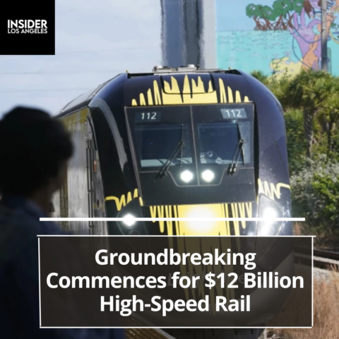 Work will begin on a $12 billion high-speed passenger rail route between Las Vegas and the Los Angeles area.