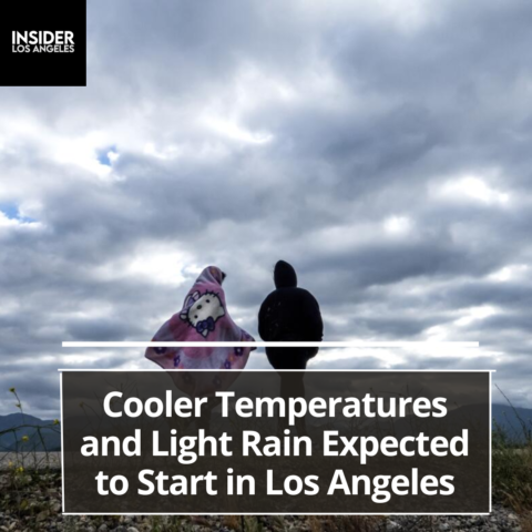 Los Angeles is expected to endure cooler temperatures and perhaps light rain over the next weekend.