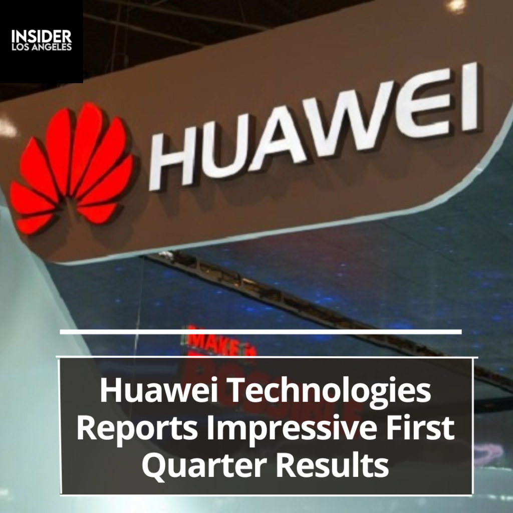 Huawei Technologies' net profit skyrocketed by 564% to 19.65 billion yuan in the first quarter.