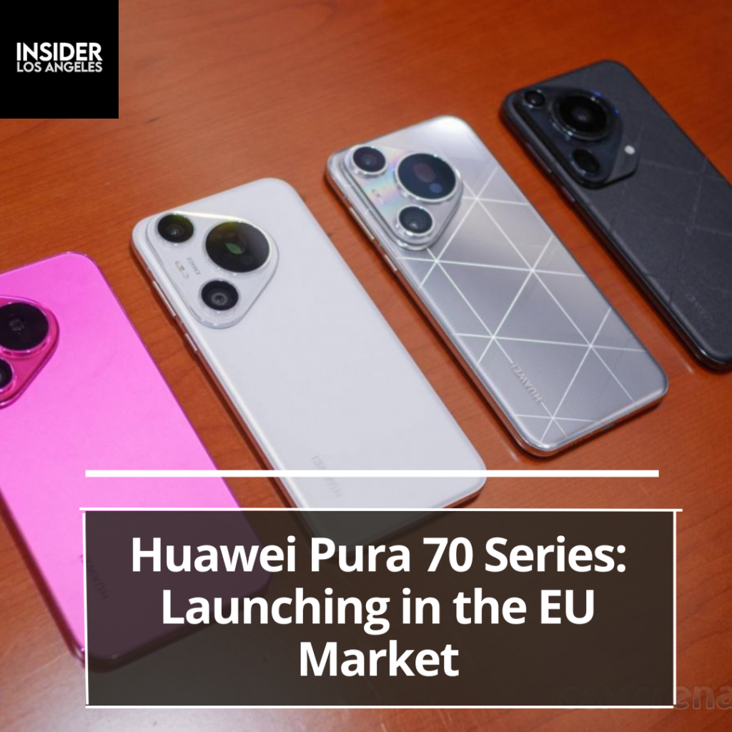 Following its debut in China, Huawei announced the introduction of the Pura 70 series in the EU market.