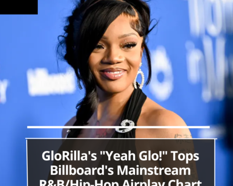 GloRilla's anthem "Yeah Glo!" has secured the No. 1 place on Billboard's Mainstream R&B/Hip-Hop Airplay chart.